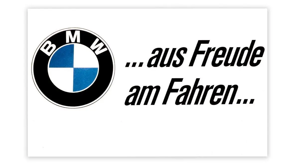 «С УДОВОЛЬСТВИЕМ ЗА РУЛЕМ»: ИСТОРИЯ СЛОГАНА BMW
