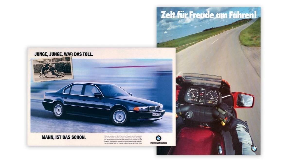 «С УДОВОЛЬСТВИЕМ ЗА РУЛЕМ»: ИСТОРИЯ СЛОГАНА BMW